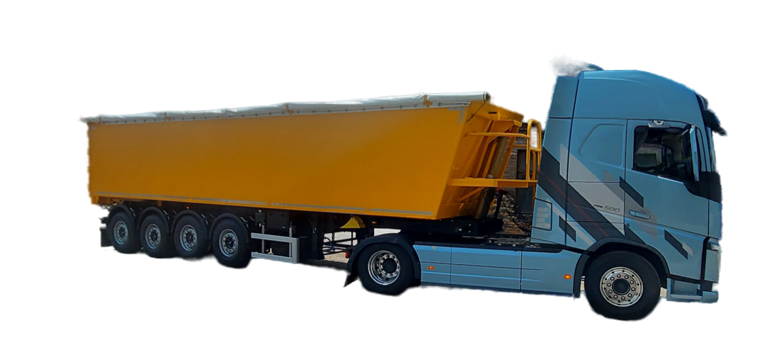 Алюминиевый полуприцеп зерновоз CAT500 45 433 | GoodTruck