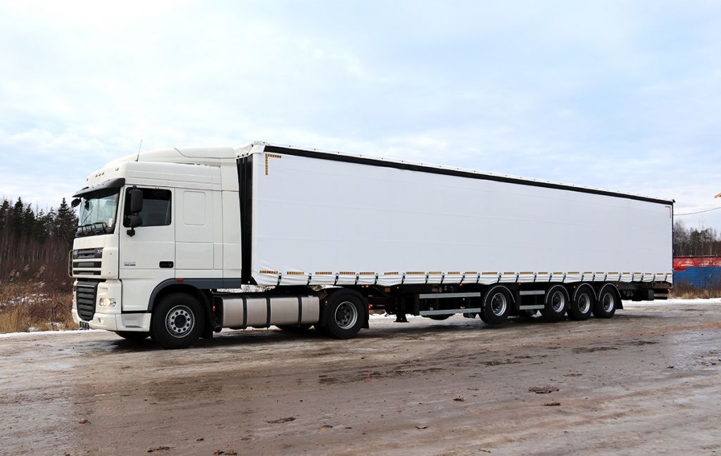 Тентованный полуприцеп Тонар T4-16V/VK (с разнесёнными осями) | GoodTruck