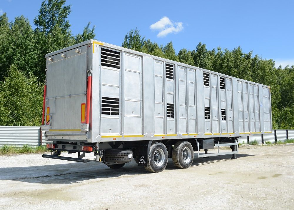 Полуприцеп скотовоз Тонар-98262 (для перевозки свиней) | GoodTruck