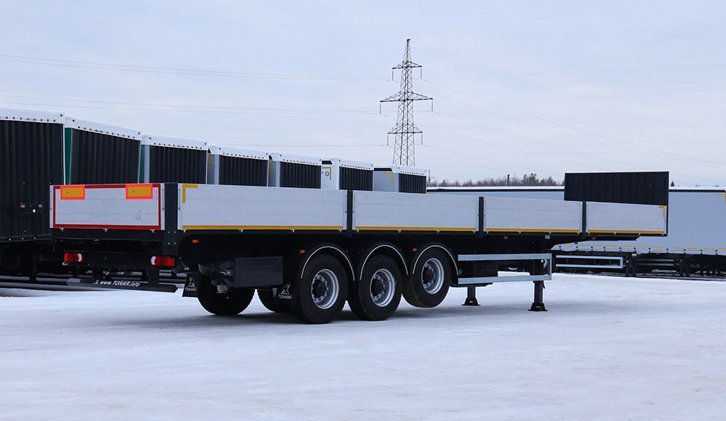 Бортовой полуприцеп с кониками Тонар B3-13/K | GoodTruck